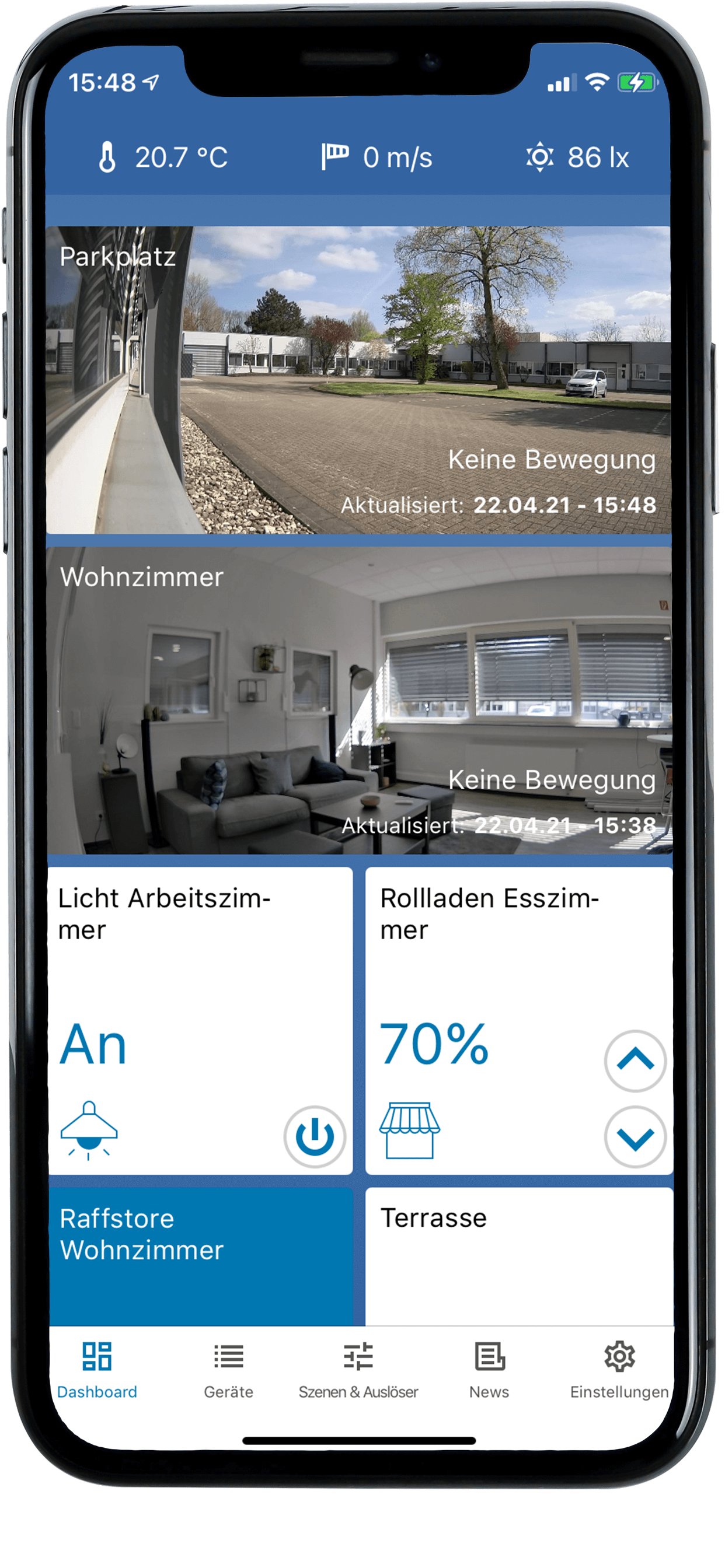 Onvif Dashboard HomePilot App