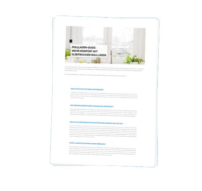 ELEKTRISCHER ROLLLADEN-GUIDE Kostenlos als PDF herunterladen